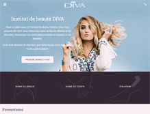Tablet Screenshot of institut-diva.ch